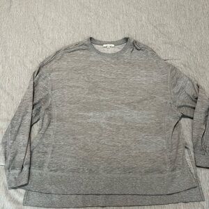 Z Supply Heather Gray Long Sleeve Top